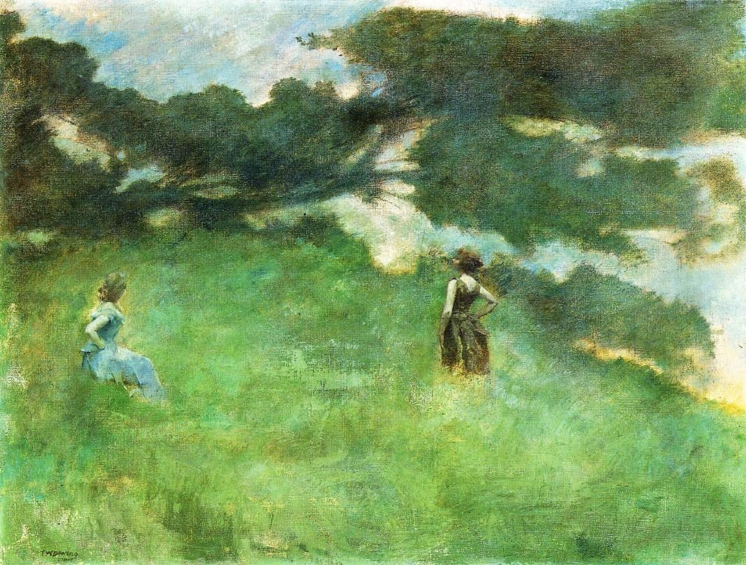 Thomas Dewing The Hermit Thrush